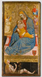 The Madonna of Humility with the Temptation of Eve, c1400