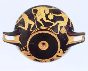 Attic Red-figure kylix, 500-480 BC