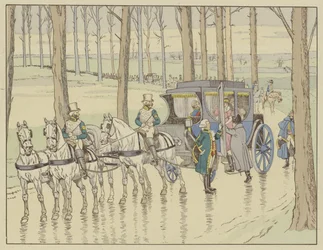 Napoleon Meeting Archduchess Marie-Louise of Austria, Who He Must Marry, 27 March 1810