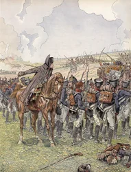 Napoleon on Campaign in Early 1813