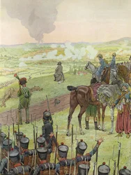 Napoleon, Sitting on a Drum, at the Battle of Bautzen, 20-21 May 1813