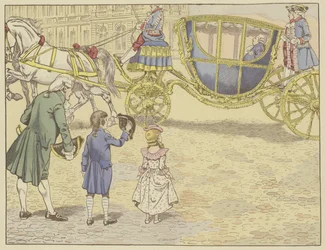 Taken to Versailles by his father in 1779, he saw a king for the first time, Louis XVI, who he would go on to succeed