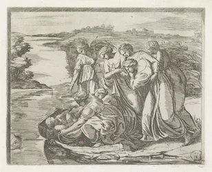 Moses Found (Paintings in the Loggia of Raphael)