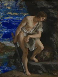 David Contemplating the Head of Goliath