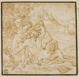 Cupid Overcoming Pan