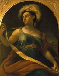 Portrait of the actress Ekaterina Semyonova as Delphic Sibyl