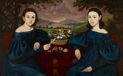 Ann and Eliza Dusenberry, 1838