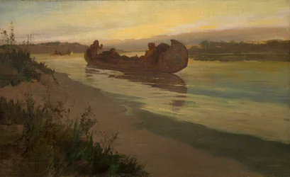 Marquette and Joliet on the Mississippi