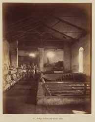 Indigo boilers and fecula table