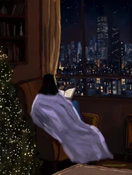 Cozy Christmas City Night