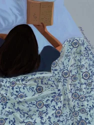 Cozy Reading in Bed