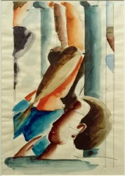Five Figures Between Columns
