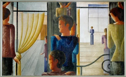 Group of Twelve with Interior