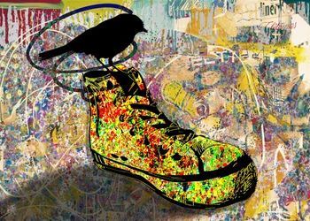 Colorful Sneaker Bird