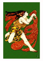 Dynamic Art Deco Dancer