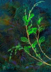 Glowing Forest Foliage
