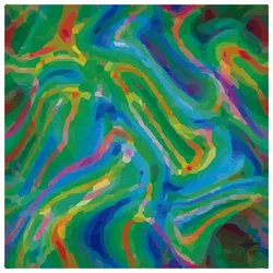 Green Blue Abstract Flow