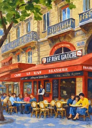 Lively Paris Cafe