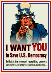 Uncle Sam Democracy Call