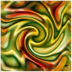 Vibrant Color Swirl