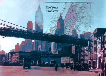 Vintage New York City Map