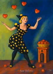 Whimsical Hearts Juggler
