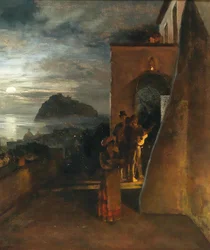 Evening Serenade on Ischia, Castello Aragonese in the Background