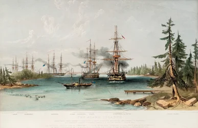 The Aland Islands on July 22, 1854