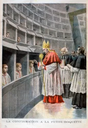 Confirmation at the Prison de Petite Roquette for Children, Paris, 1896