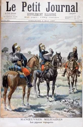 French military manoeuvres: using carrier pigeons to communicate, 1897