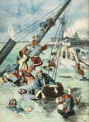 French Sailors Save Chinese Soldiers from Drowning