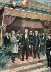 Inauguration of Rue Reaumur, with Felix Faure, Monsieur De Selves and Pierre Baudin