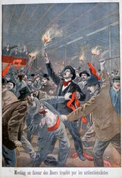 Meeting in Favour of Boers Disturbed by the Anti-Nationalists