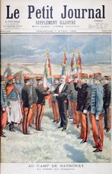 Presentation of the colours, Sathonay-Camp, 1895