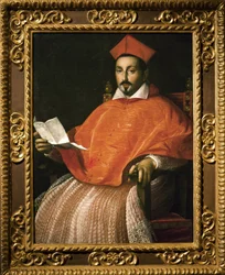 Portrait of Cardinal Scipione Borghese by Ottavio Leoni