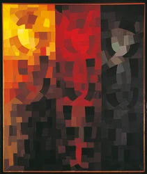 Composition December 1935, Cartoon for a Triptych