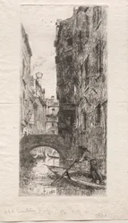 Ponte del Pistor, Venice, 1880