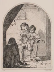 The Boy Learns to Play Violin