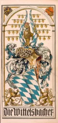 The ancestral coats of arms of the German princely houses: The Wittelsbachs