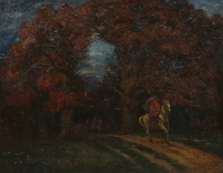 Autumn Landscape with Horsemen