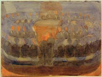 Preparation (Devotion in the Dining Room). Study (Overall Composition)