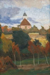 View of the Worpswede Church