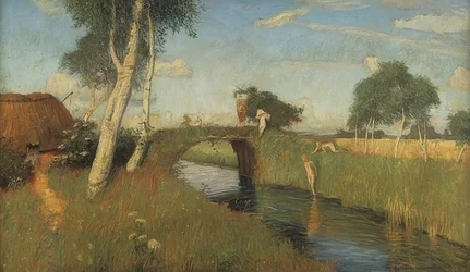 Summer at the Moor Canal. 1896