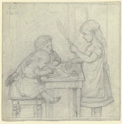 Acted School Scene