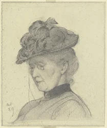 Portrait of Luise Scholderer with Hat