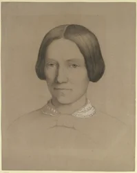 Portrait of Emilie Scholderer, the artist