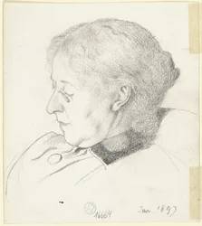 Luise Scholderer sleeping
