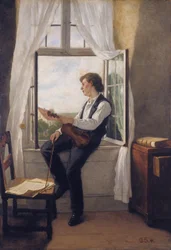 The Violinist by the Window