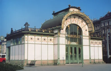 Karlsplatz Stadtbahn station, designed by Otto Wagner (1841-1918)