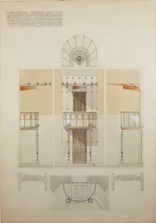 Sketch for the Pulpit of the Church of Steinhof, Vienna